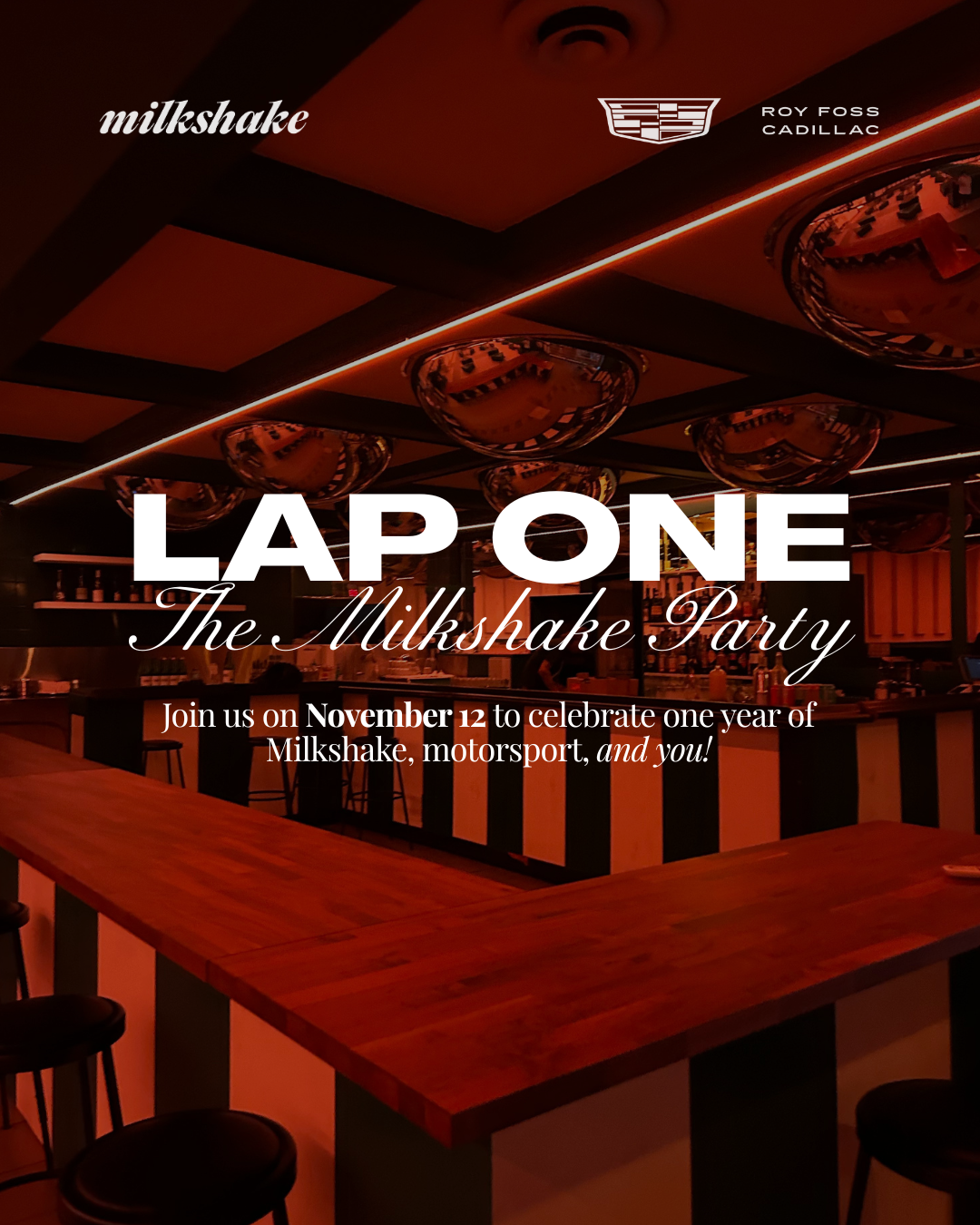 LAP ONE - THE MILKSHAKE PARTY